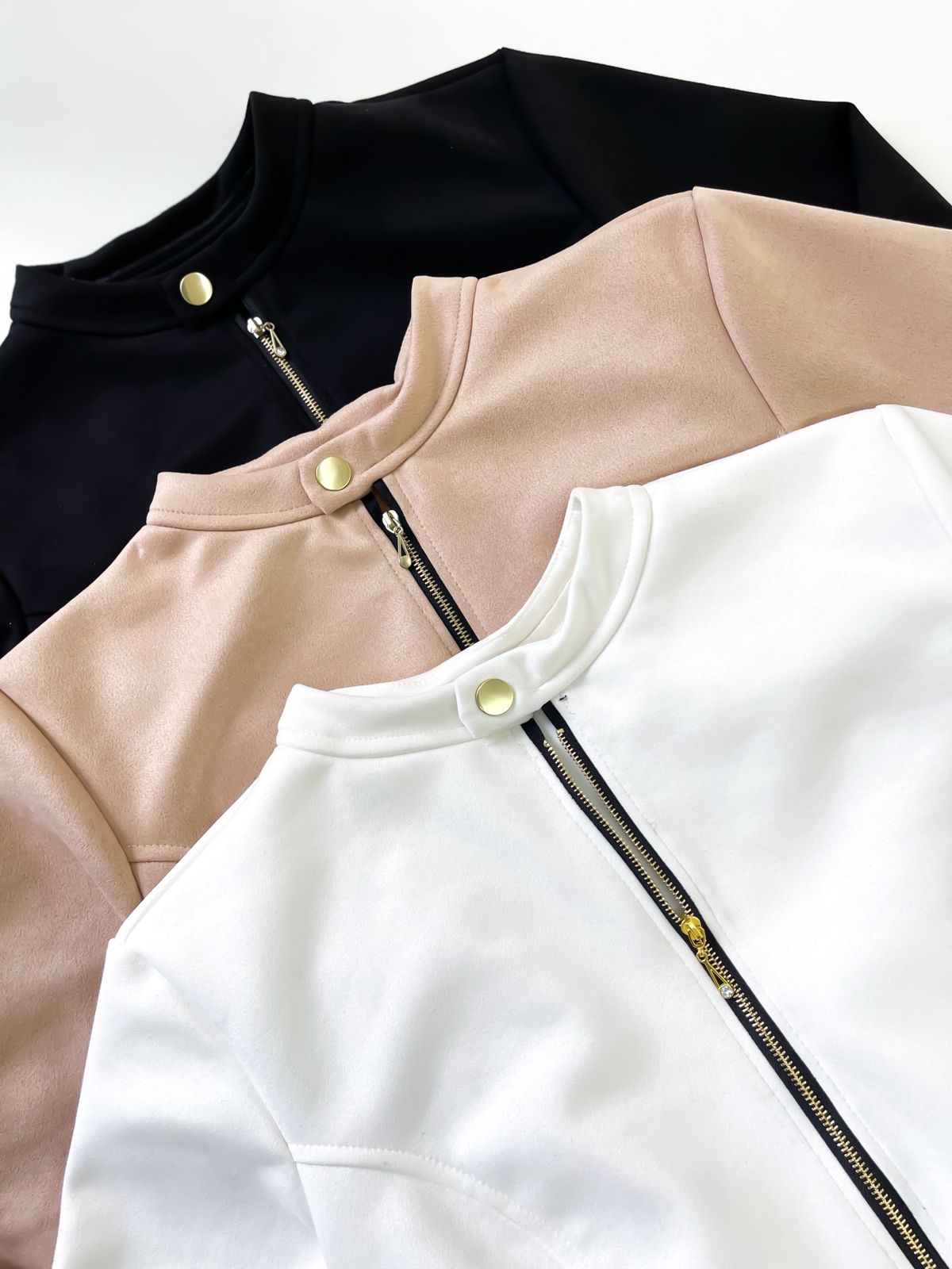 Jaqueta Feminina em Suede com Botão Ref. 1505