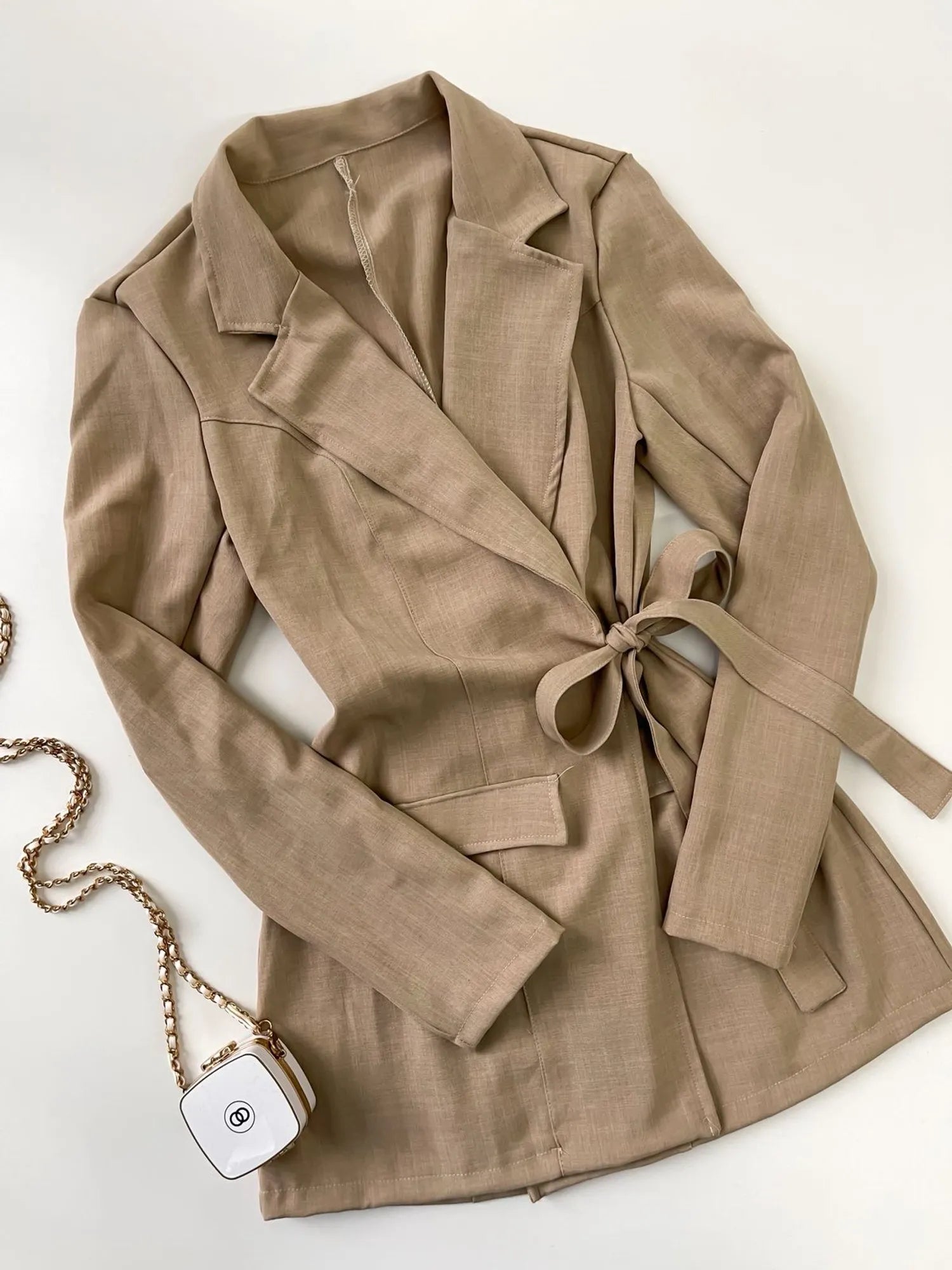 Max Blazer em Louis Twill Transpassado com Amarração Ref. 1933