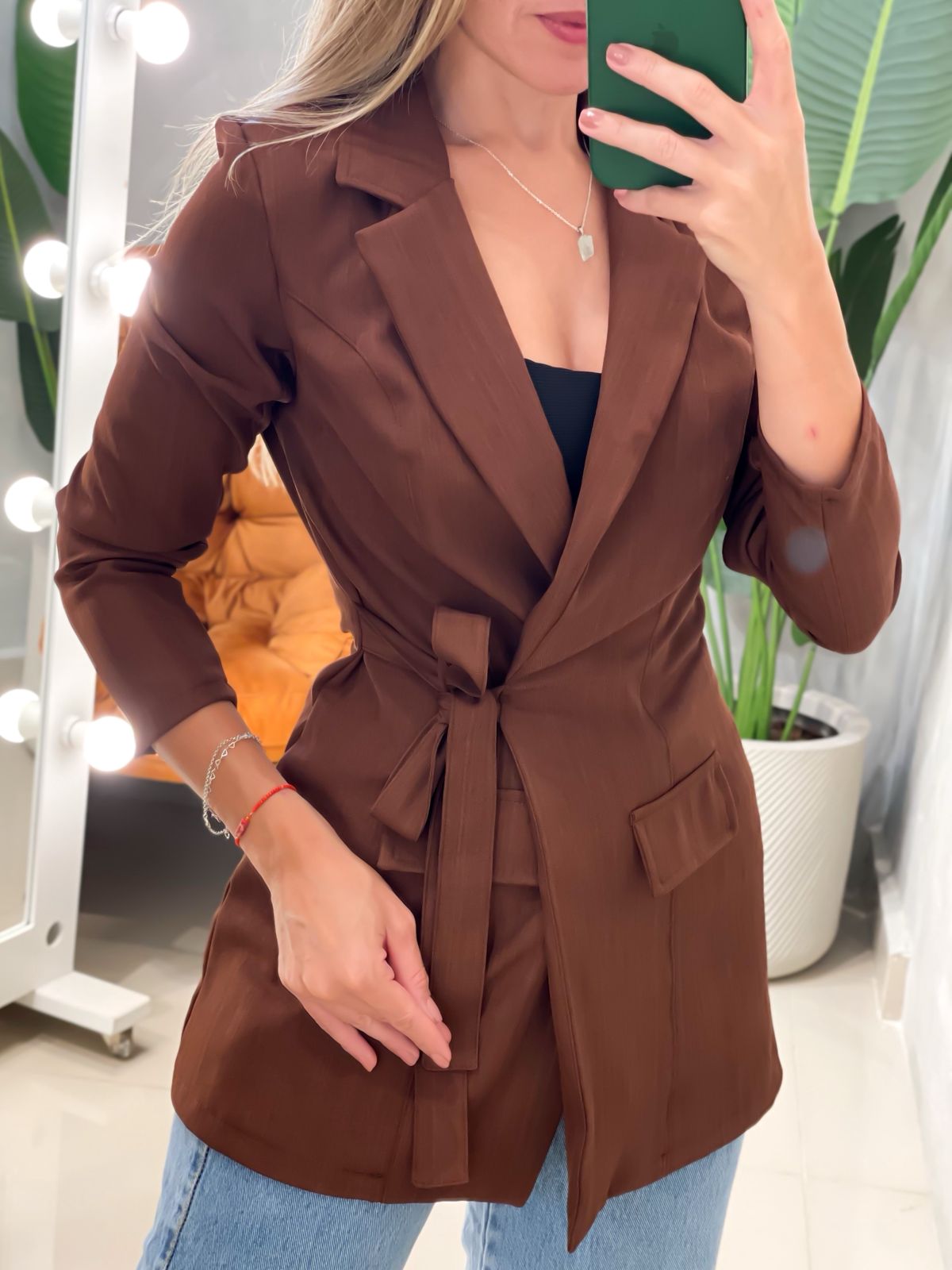 Max Blazer em Louis Twill Transpassado com Amarração Ref. 1933